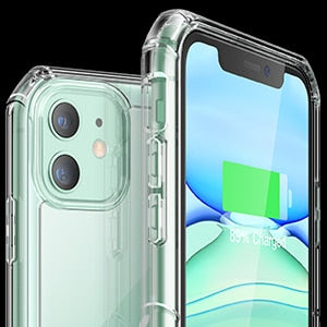 Luxury Transparent Phone Case For iPhone 11 Case TPU Shockproof Drop Protection Cover for iPhone 11 Pro Max 8 7 SE2 Case